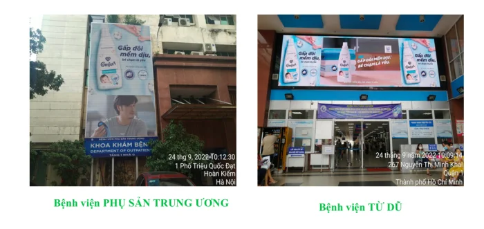 Quảng cáo trong LCD tại các bệnh viện, nhà thuốc